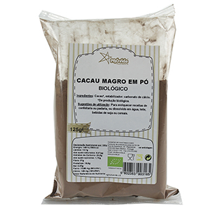 Cacau em pó magro bio 125g