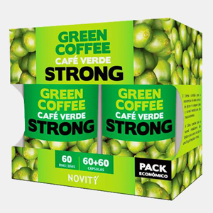 Café Verde Strong Pack económico (60+60) caps.