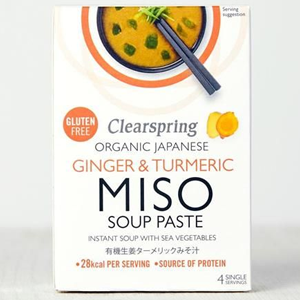 C. Spring Sopa Inst. Miso Bio Gengibre e Curcuma 4x15g