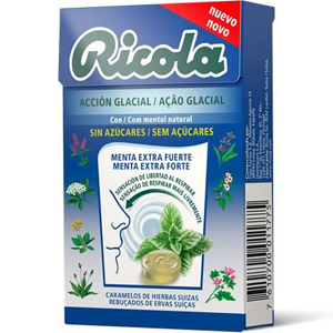 Rebuçados Glacial Mentol sem açúcar 50g