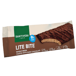 Lite Bite com chocolate Preto 17g