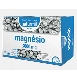 Magnésio forte 3000mg 20X15ml ampolas