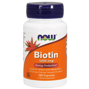 Biotin 1000mcg 100 caps.