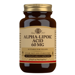 Solgar Ácido Alfa Lipóico 60mg 30 caps. vegetais