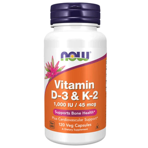 Vit. D3 1000 ui+Vit. K2 45 mcg+Vit. C 120 caps.