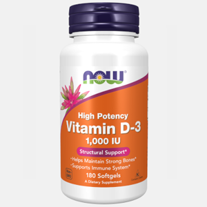 Vitamina D3 1000ui 180 softgels